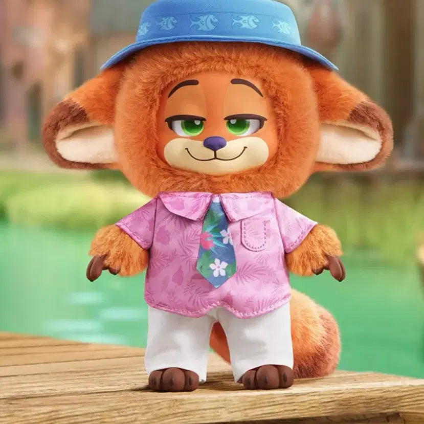 [BUNJANG] Top Toy Zootopia 2 New Journey Collection Nick Wilde Casual Wear Keychain Doll Figure / 탑토이 주토피아2 뉴저니 컬렉션 사복 닉 키링 인형 피규어
