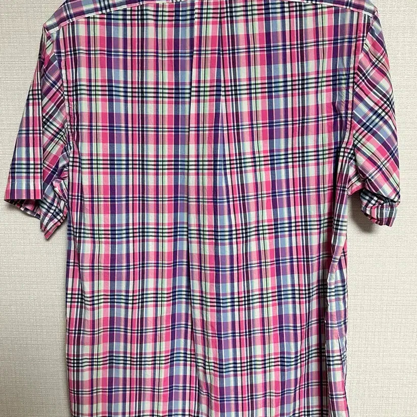 [BUNJANG] Polo Ralph Lauren Custom Fit Check Short Sleeve Shirt (Actual Size L) / 폴로 랄프로렌 커스텀핏 체크 반팔셔츠 (실사이즈 L)