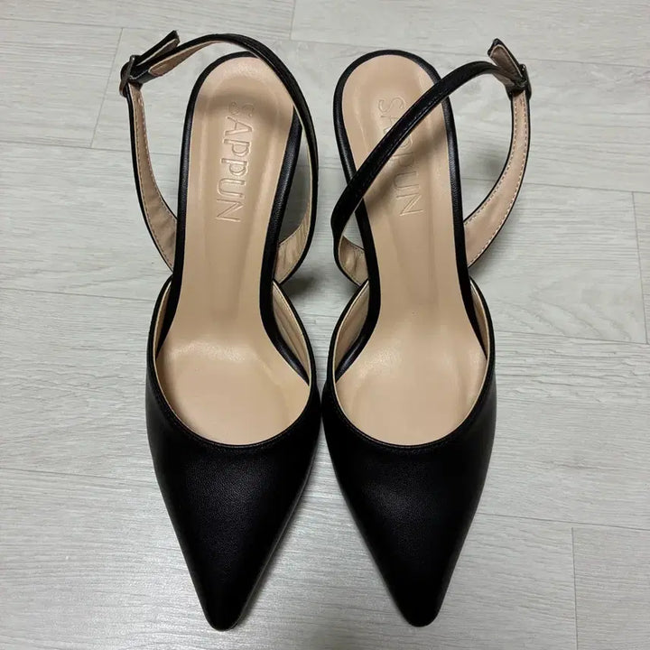 [BUNJANG] Ssappun Twilly Stiletto Slingback Heels 7cm / 사뿐 트윌리 스틸레토 슬링백힐 7cm 235사이즈