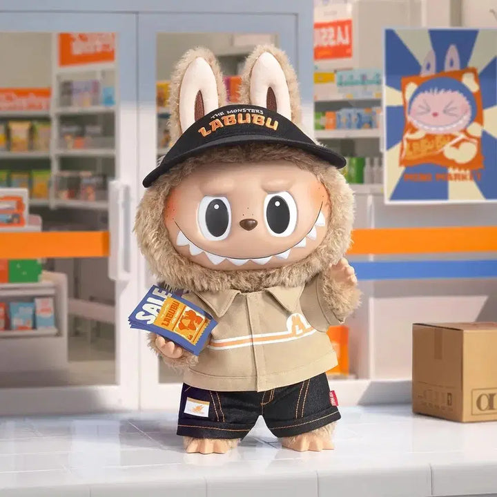 [BUNJANG] Pop Mart Sweet Bean Convenience Store Series Large Labubu 37cm Figure (Sealed) / [팝마트 정품/완전 미개봉/무배]수상한 편의점 대형 점장 라부부 37cm