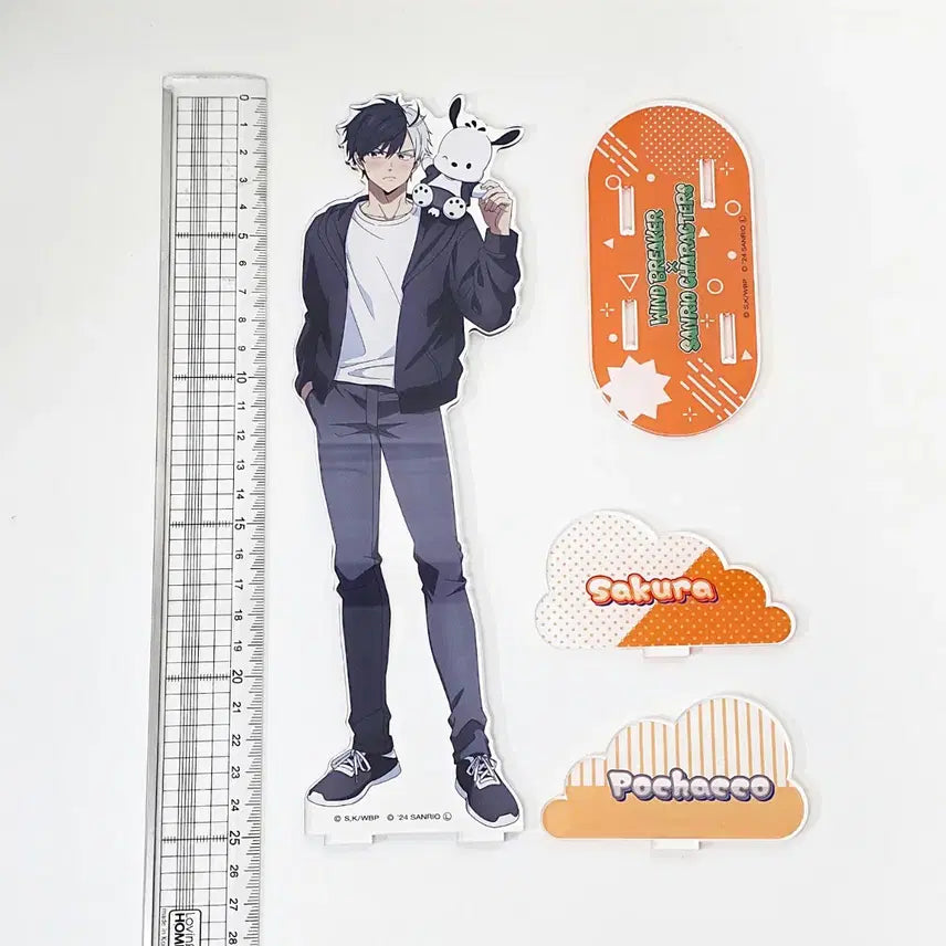 [BUNJANG] Wind Breaker Sakura Haruka Sanrio Big Acrylic Stand / 윈브레 - 사쿠라 하루카 산리오 빅 아크릴 스탠드 판매합니다.
