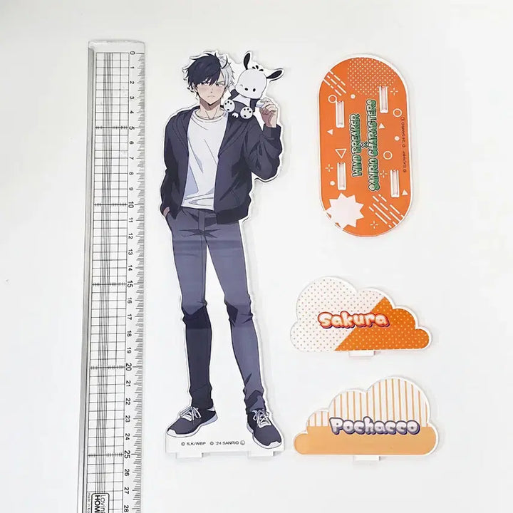 [BUNJANG] Wind Breaker Sakura Haruka Sanrio Big Acrylic Stand / 윈브레 - 사쿠라 하루카 산리오 빅 아크릴 스탠드 판매합니다.