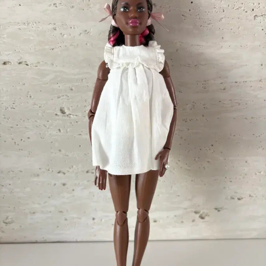 [BUNJANG] Puma Barbie White Dress Doll / 퓨마바비 화이트 원피스 인형