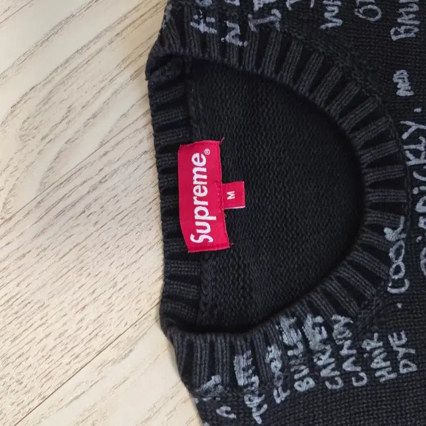 [BUNJANG] Supreme Gonz Poem Sweater / 슈프림 곤즈 포엠 스웨터  착용x 새상품