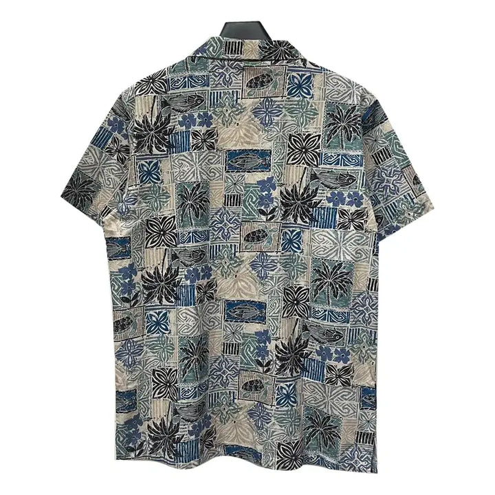 [BUNJANG] Kolon Industries Deadstock Hawaiian Short Sleeve Shirt (Size 105) / 코오롱 인더스트리 데드스탁 하와이안 반팔 셔츠 105