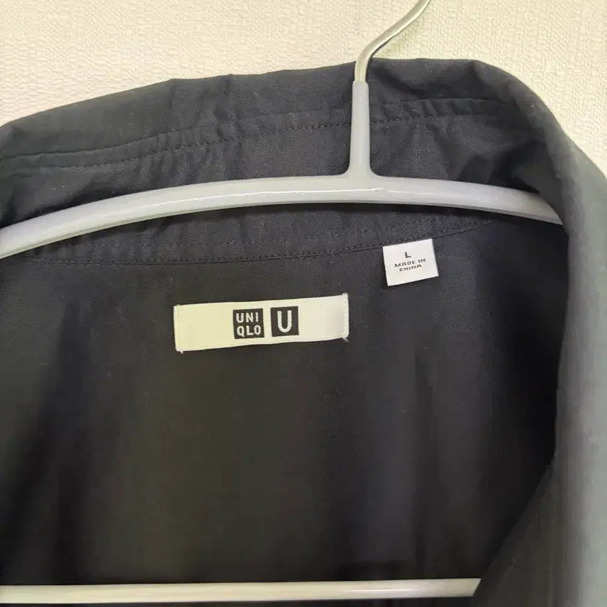 [BUNJANG] Uniqlo Oversized Work Shirt Black / (L)유니클로 워크오버사이즈셔츠 블랙