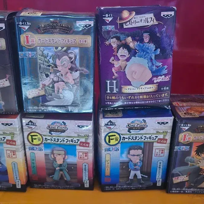 [BUNJANG] One Piece Ichiban Kuji Card Stand Figures Set of 7 / 원피스 제일복권 카드 스탠드 피규어 7종
