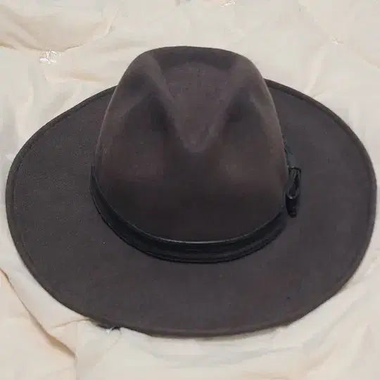[BUNJANG] MILLET Brown Wool Fedora Hat / MILLET 밀레 브라운 중절모 페도라 엄홍길 햇
