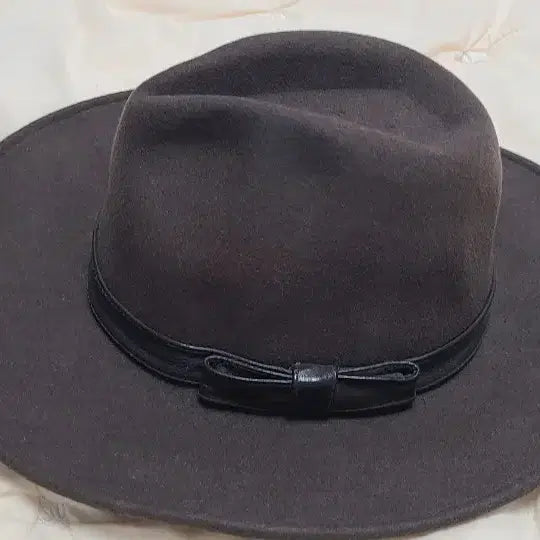 [BUNJANG] MILLET Brown Wool Fedora Hat / MILLET 밀레 브라운 중절모 페도라 엄홍길 햇