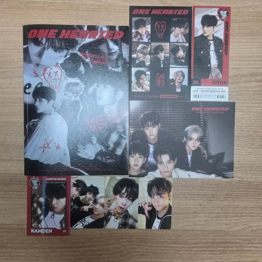 [BUNJANG] Ampers &amp; One Broken Heart 2nd Album Bundle Set / 앰퍼샌드원 브로큰하트 2집 앨범 + 포카 등등