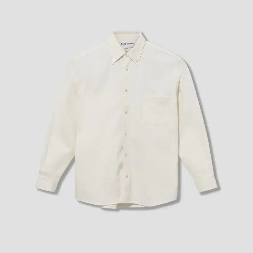 [BUNJANG] Acne Studios Orthodox Cotton Twill Shirt White / [46] 아크네 스튜디오 오르독스 코튼 트윌 셔츠 화이트