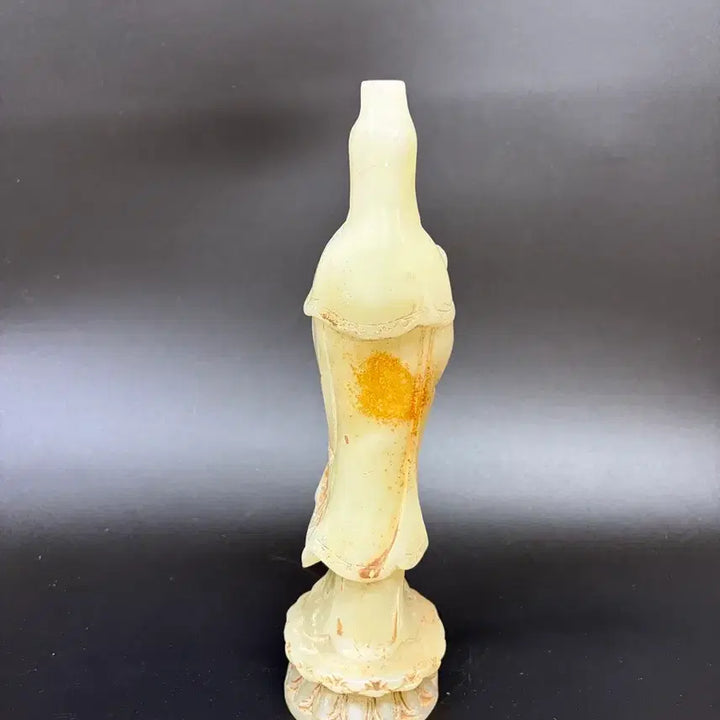 [BUNJANG] Carved Jade Guanyin Statue / 옥 불상