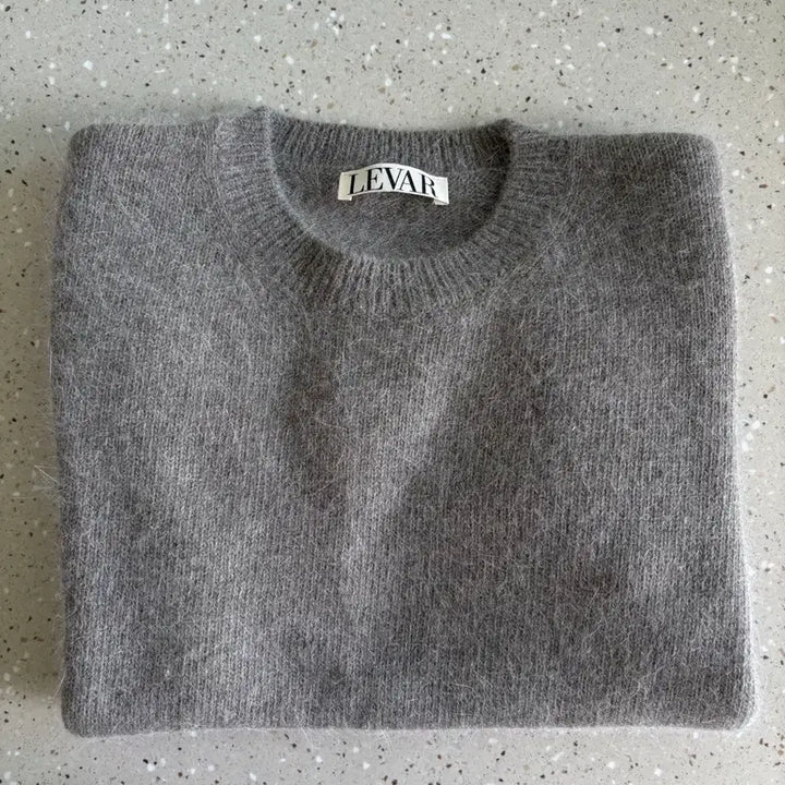 [BUNJANG] Rebar Angora Puff Sleeve Knit / [르바] angora puff sleeve Knit