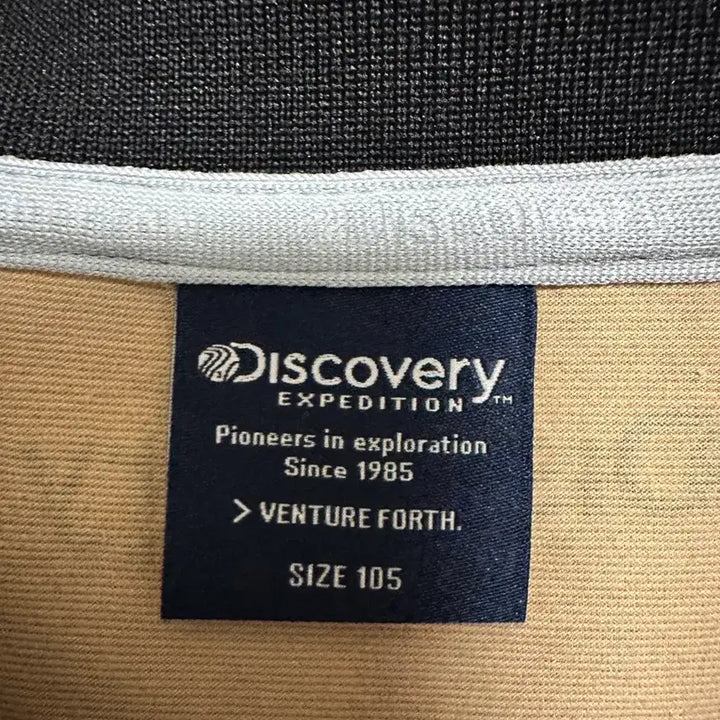[BUNJANG] Discovery Expedition Beige Cotton Blend T-Shirt Size 105 / 디스커버리 익스페디션 반팔티 105사이즈