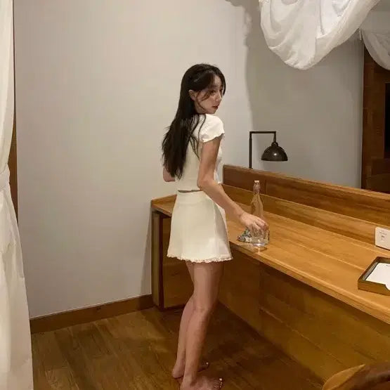 [BUNJANG] Shopsie Summer Lace Skirt / 샵시예 썸머레이스 스커트