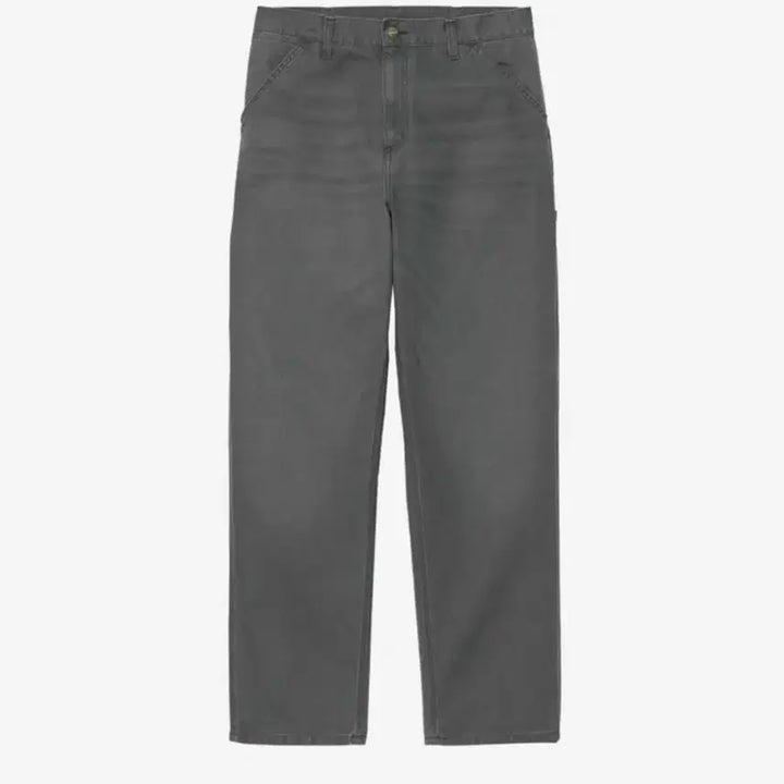 [BUNJANG] Carhartt WIP Dearborn Canvas Single Knee Pants Graphite / 칼하트wip 싱글니 팬츠 디어본 그래파이트 스톤 캔버스