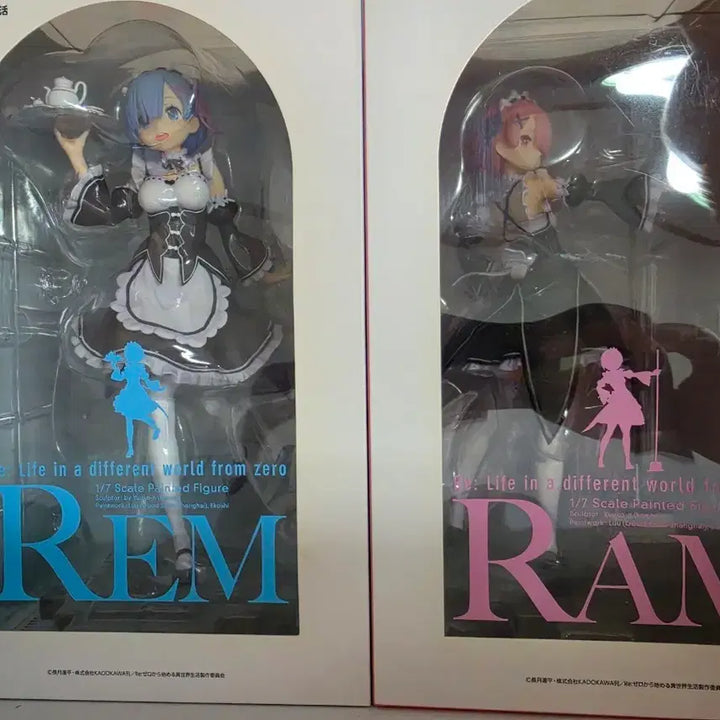 [BUNJANG] Good Smile Re:Zero Rem Ram Figure (Unsealed) / 개봉) 리제로 굿스마일 렘 람 피규어