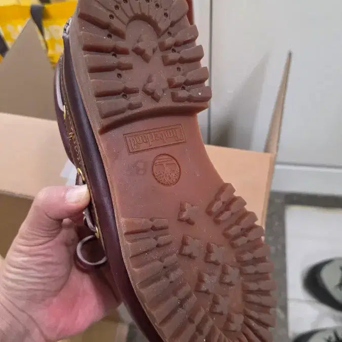 [BUNJANG] Timberland Classic 3-Eye Boat Shoes Burgundy / 팀버랜드 클래식 3아이 보트슈즈 버건디 265
