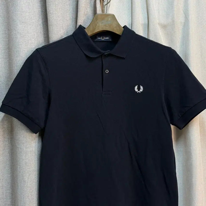 [BUNJANG] Fred Perry Deep Navy Cotton Short-Sleeve Polo Shirt (M) / [M] 프레드페리 딥네이비 코튼 반팔 폴로티셔츠