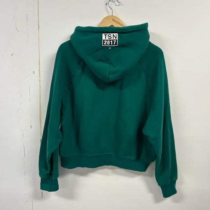 [BUNJANG] thisisneverthat Green Cropped Hoodie M / M) 디스이즈네버댓 그린 크롭후드티