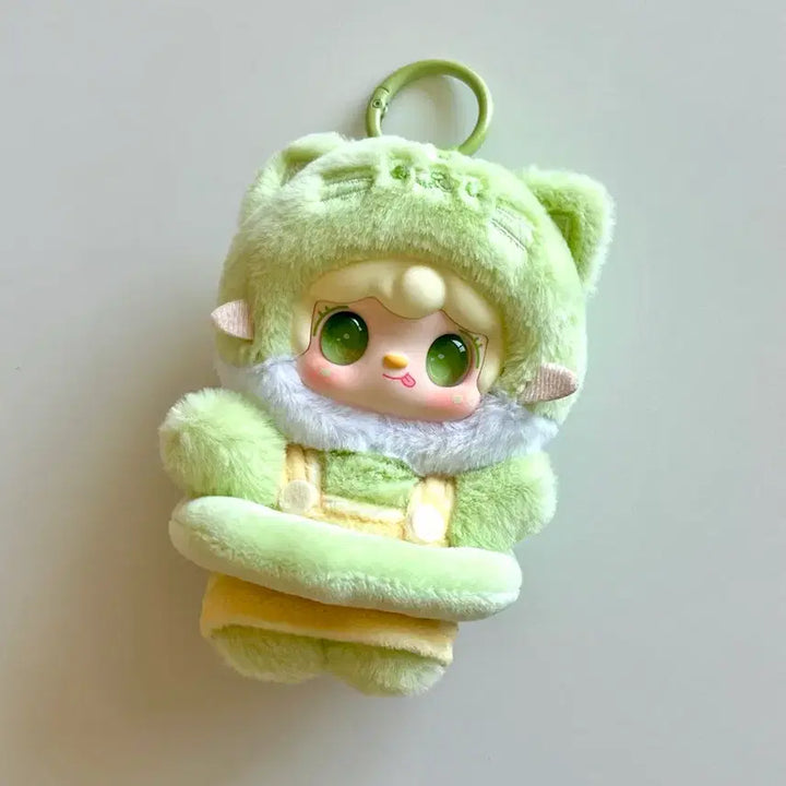 [BUNJANG] Yuki Summer Party Doll Keychain Green / 유키 썸머파티 인형키링 연두