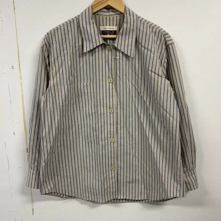 [BUNJANG] OS) Nothing Written Stripe Shirt / 무료배송) OS) NOTHING WRITTEN 스트라이프 셔츠