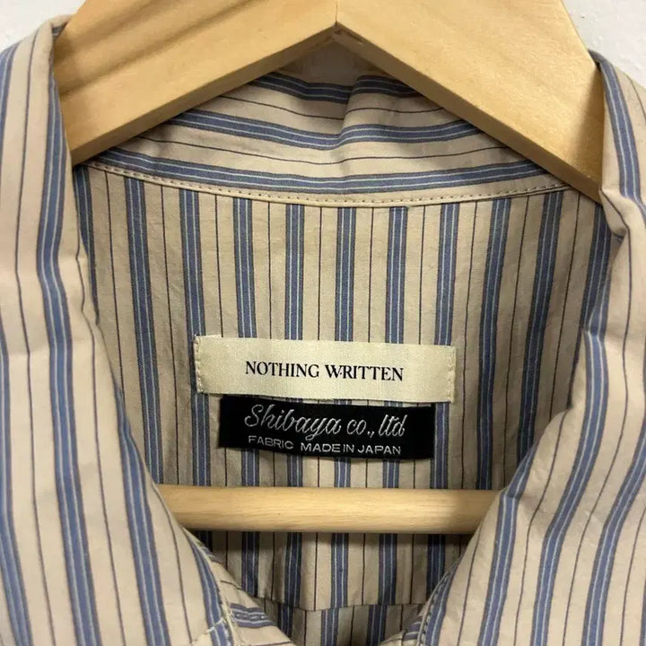 [BUNJANG] OS) Nothing Written Stripe Shirt / 무료배송) OS) NOTHING WRITTEN 스트라이프 셔츠