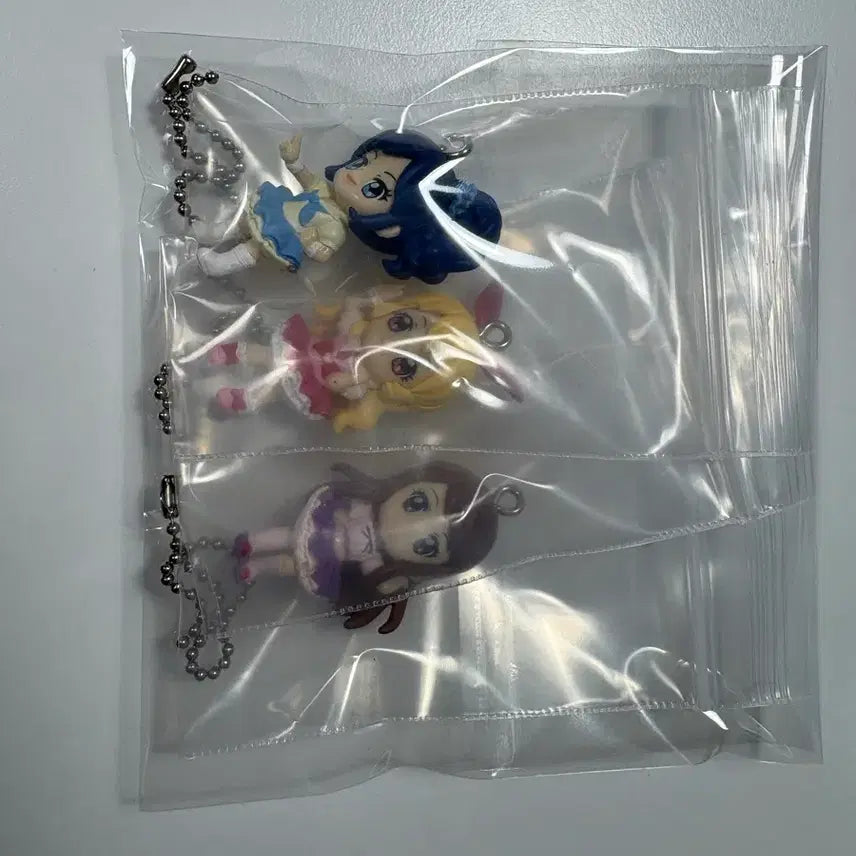 [BUNJANG] Aikatsu! Ichigo Aoi Ran 3-Piece Keychain Bundle / 아이엠스타 아이카츠 키링 3종 일괄 이치고 아오이 란