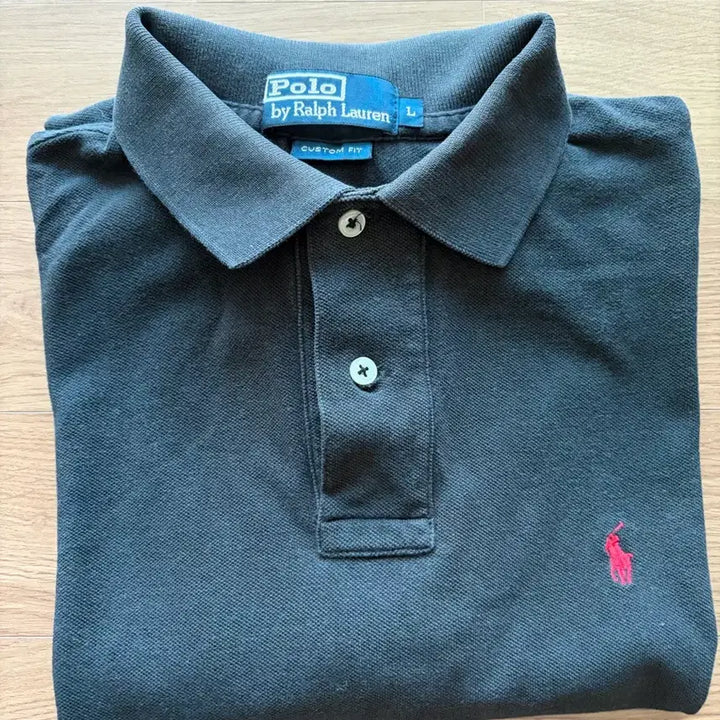 [BUNJANG] Polo Ralph Lauren Custom Fit Black Long Sleeve T-Shirt / 폴로랄프로렌 pk티