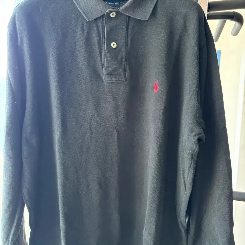 [BUNJANG] Polo Ralph Lauren Custom Fit Black Long Sleeve T-Shirt / 폴로랄프로렌 pk티