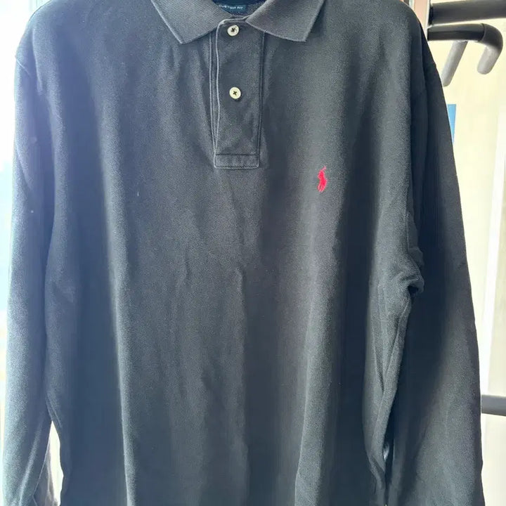 [BUNJANG] Polo Ralph Lauren Custom Fit Black Long Sleeve T-Shirt / 폴로랄프로렌 pk티