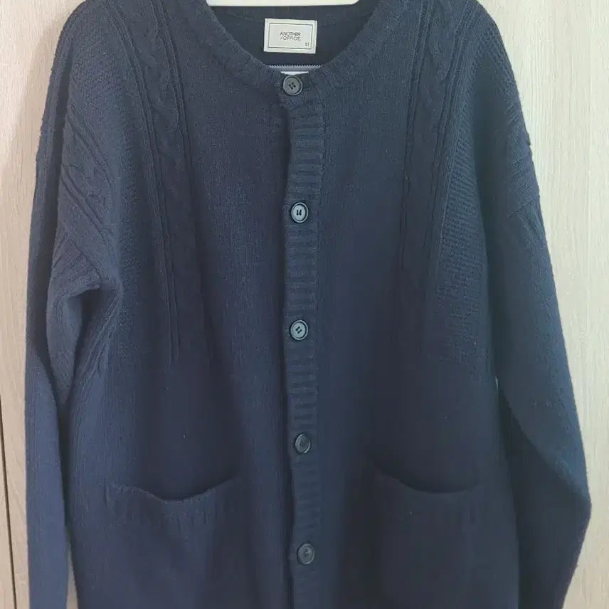 [BUNJANG] Another Office Cardigan Navy Size 01 / 어나더오피스 가디건