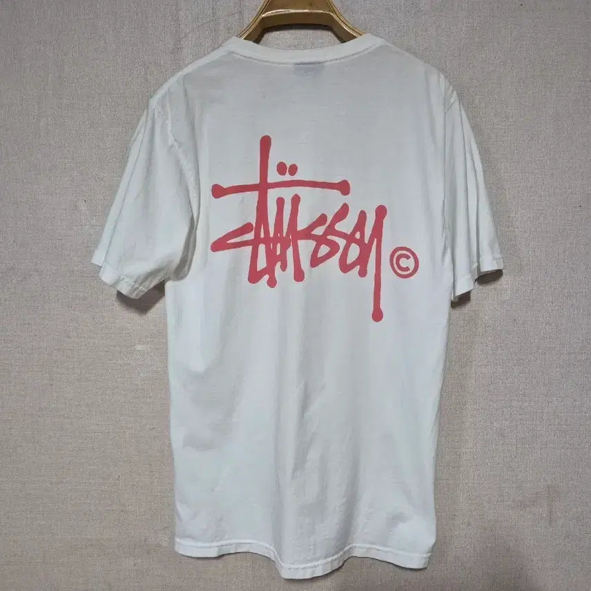 [BUNJANG] Stussy Short Sleeve T-Shirt White / 스투시 Stussy 반팔 티셔츠 화이트 S