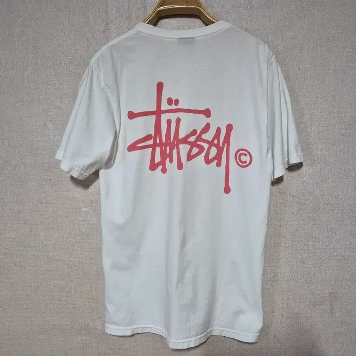 [BUNJANG] Stussy Short Sleeve T-Shirt White / 스투시 Stussy 반팔 티셔츠 화이트 S