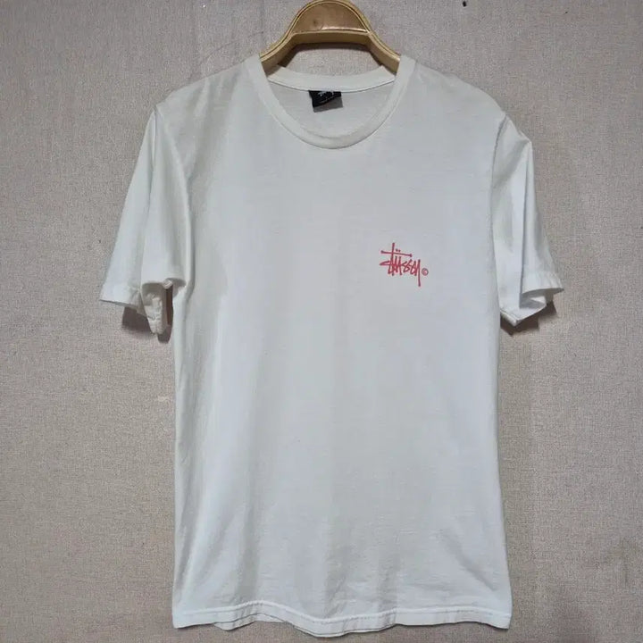 [BUNJANG] Stussy Short Sleeve T-Shirt White / 스투시 Stussy 반팔 티셔츠 화이트 S
