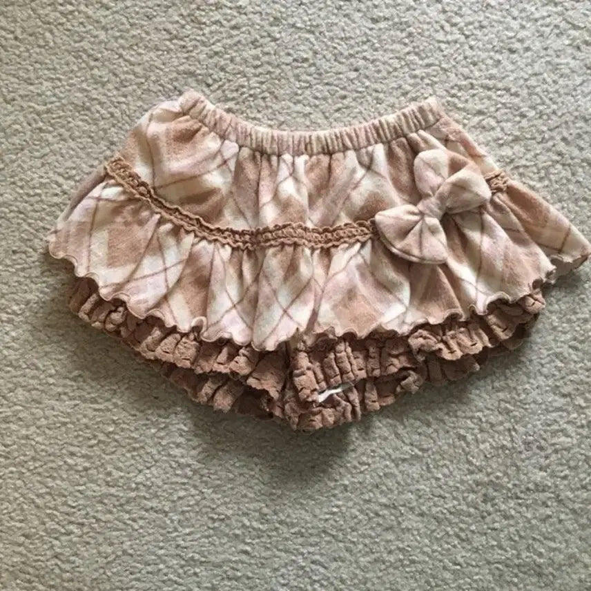 [BUNJANG] Lizlisa Argyle Himegyaru Culottes Skirt / 내일까지 할인) 리즈리사 lizlisa 큐롯 스커트 아가일 히메갸루