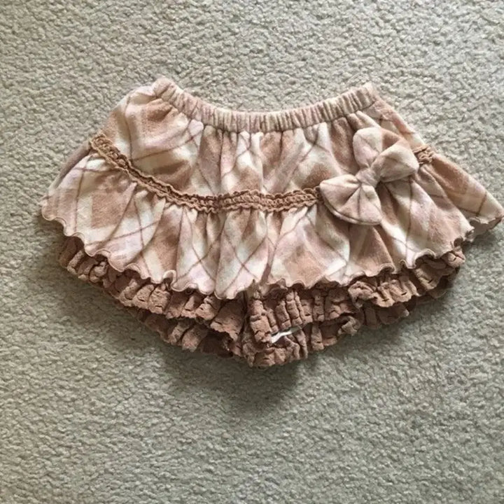 [BUNJANG] Lizlisa Argyle Himegyaru Culottes Skirt / 내일까지 할인) 리즈리사 lizlisa 큐롯 스커트 아가일 히메갸루