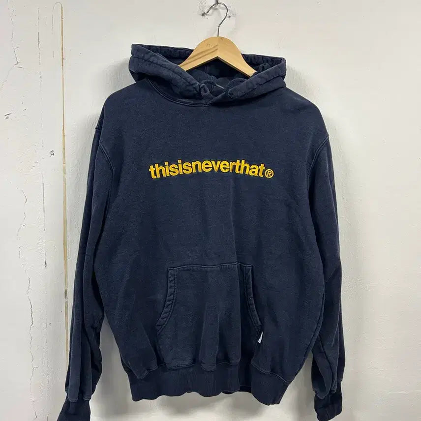 [BUNJANG] thisisneverthat Navy Hoodie M / M) 디스이즈네버댓 네이비 후드티