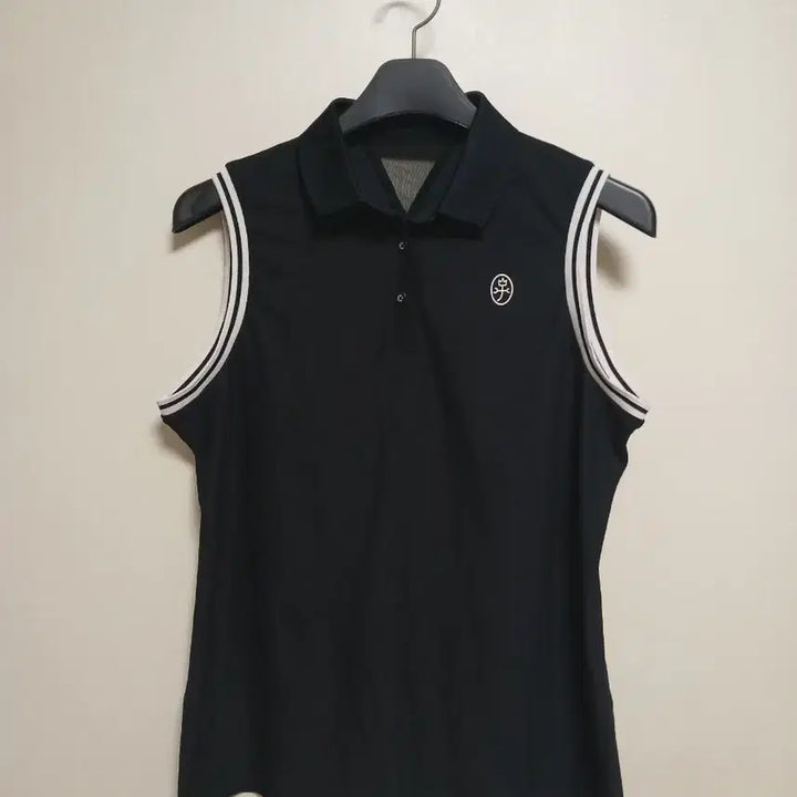 [BUNJANG] CASTELBAJAC Sleeveless Polo T-shirt Black Size 100 / 까스텔바작 민소매 폴로티 100