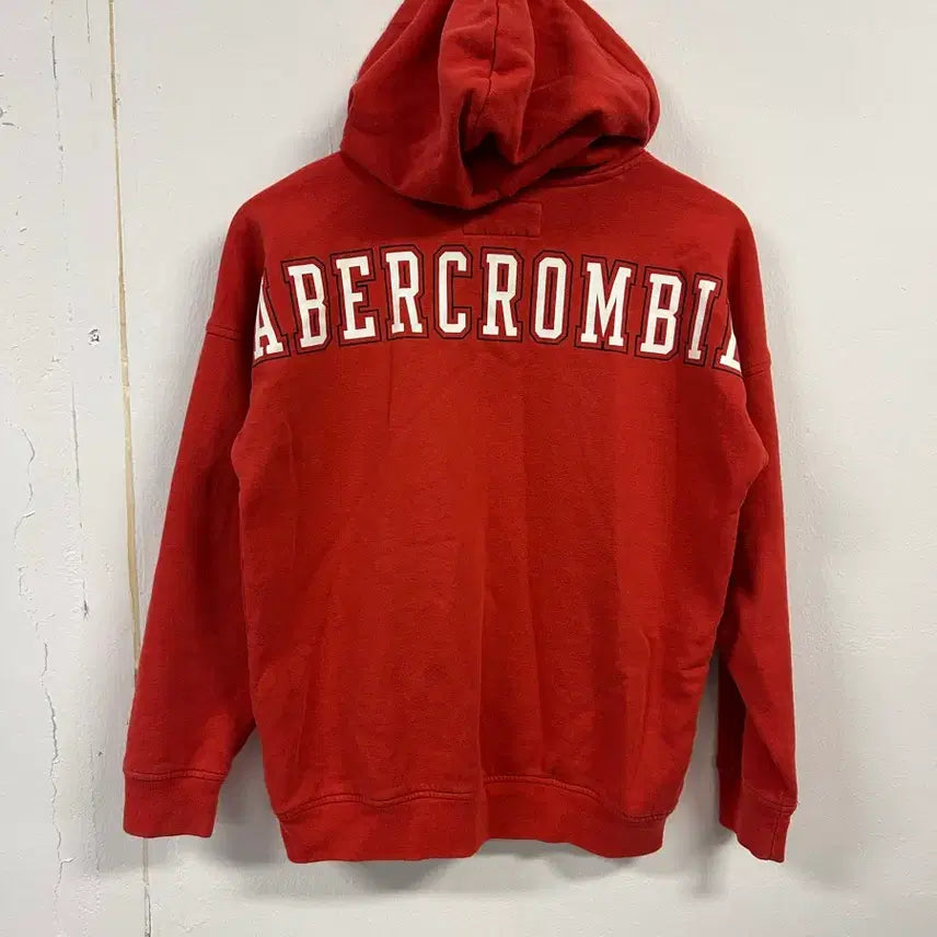[BUNJANG] Abercrombie Red Hoodie (OS) / OS) 아베크롬비 레드 후드티