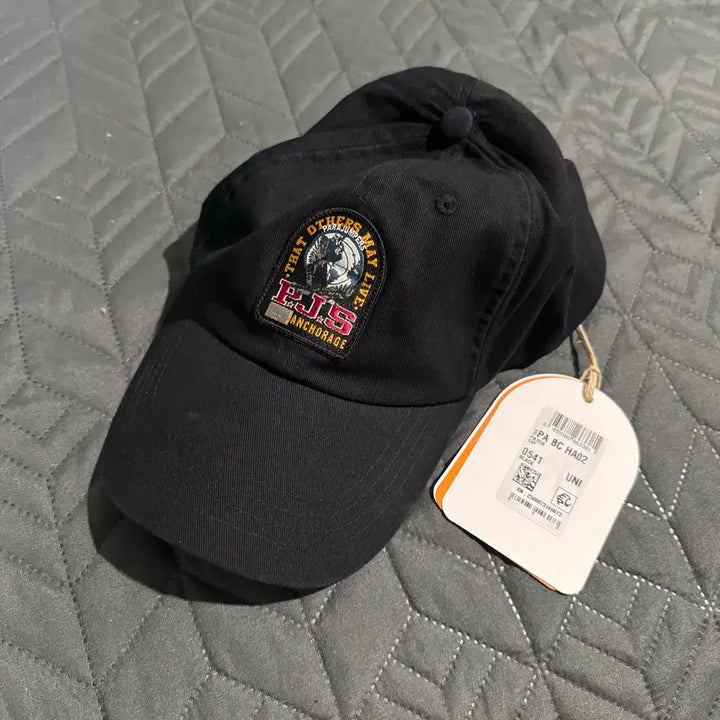 [BUNJANG] Parajumpers Black Baseball Cap / 파라점퍼스 볼캡 블랙 새상품
