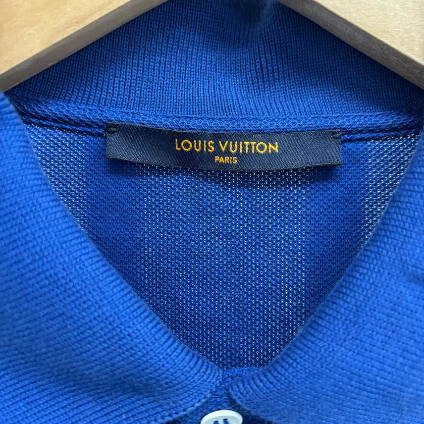 [BUNJANG] Louis Vuitton LV Logo Short Sleeve Polo Shirt / [L]루이비통 LV로고 pk 카라티