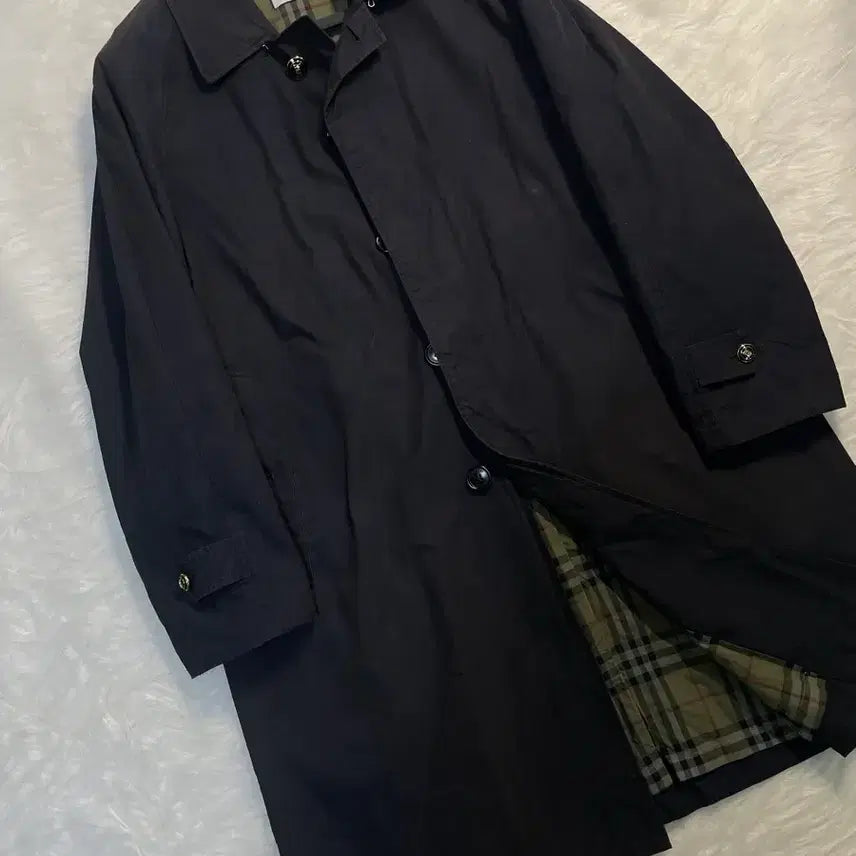[BUNJANG] Burberry Black Trench Coat / 버버리 / 블랙 트랜치 코트 / 52