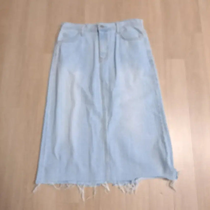[BUNJANG] Light Wash Denim Midi/Long Skirt XL / 연청 데님 스커트 XL (미디/롱)