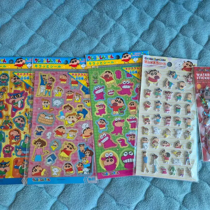 [BUNJANG] Crayon Shin-chan Goods Collection Mini Easel Figure Sticker Ruler Set / 짱구는 못말려 굿즈 모음