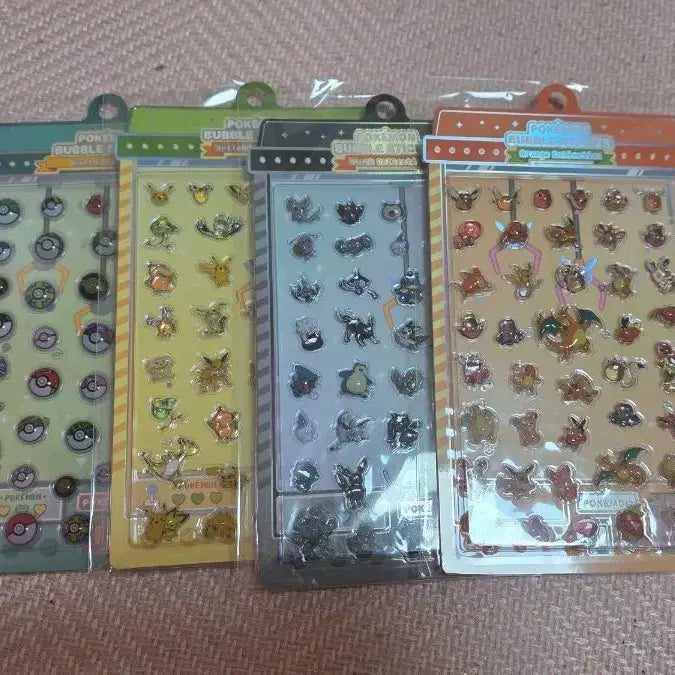 [BUNJANG] Pokemon Bubble Sticker Set / 포켓몬 버블 스티커