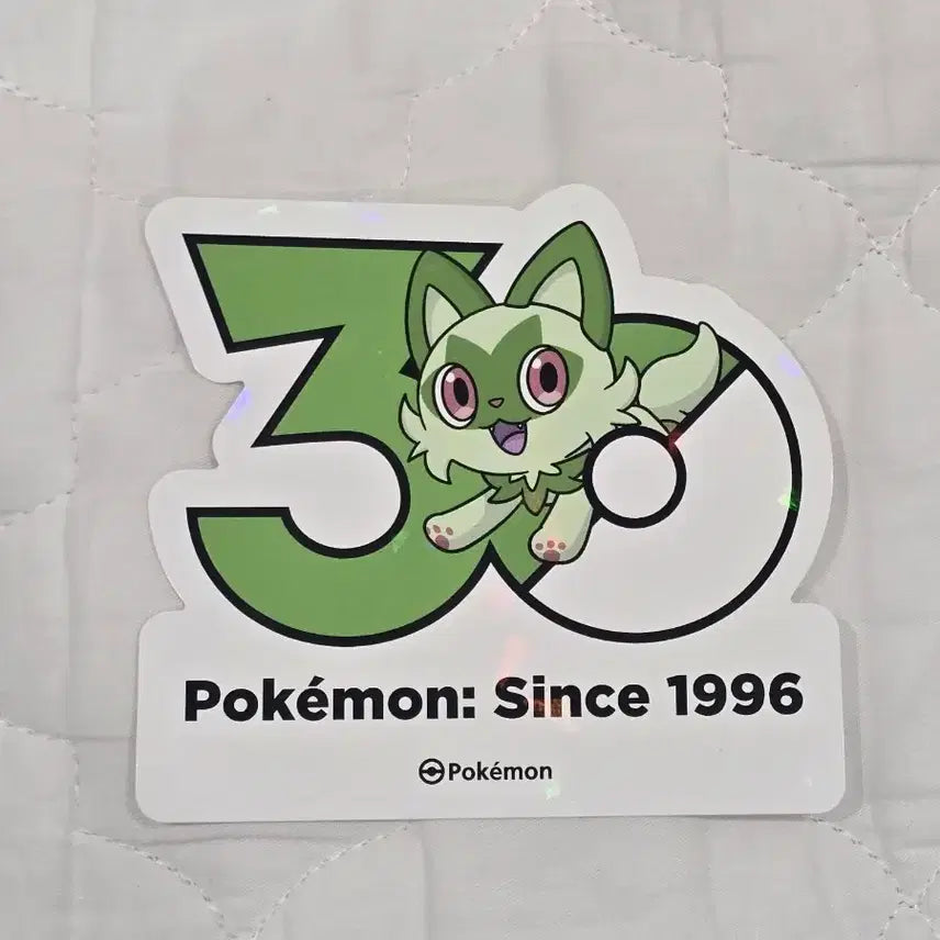 [BUNJANG] Pokemon 30th Anniversary Sticker - NaoHa / 포켓몬 30주년 스티커 나오하 교환