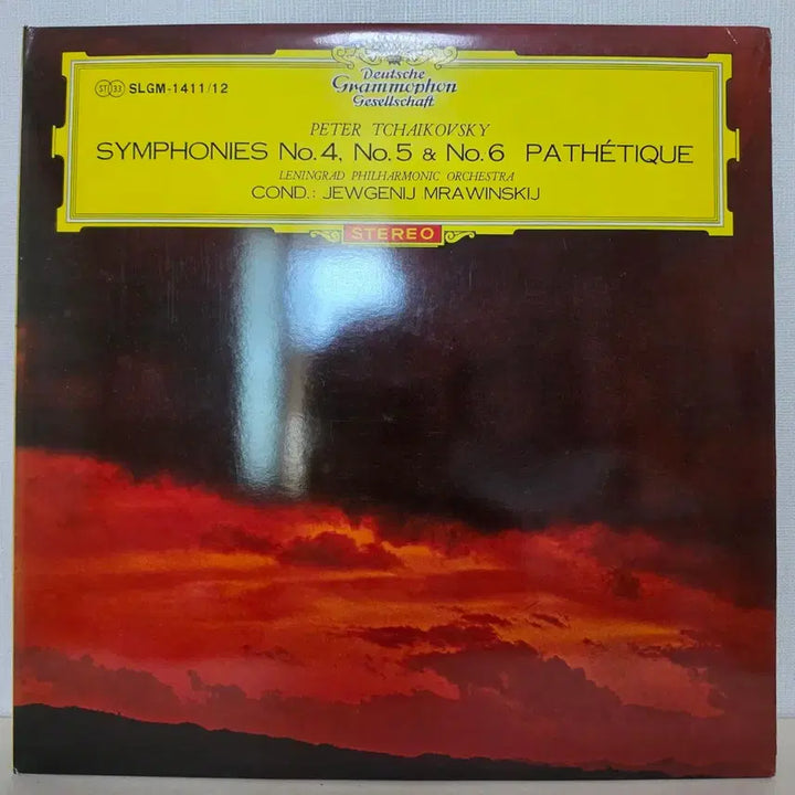 [BUNJANG] Evgeny Mravinsky Tchaikovsky Symphony No. 4, 5 &amp; 6 "Pathétique" Leningrad Philharmonic Orchestra 2LP / 2LP] 므라빈스키: 차이콥스키 교향곡 4,5 &amp; 6번"비창" 레닌그라드