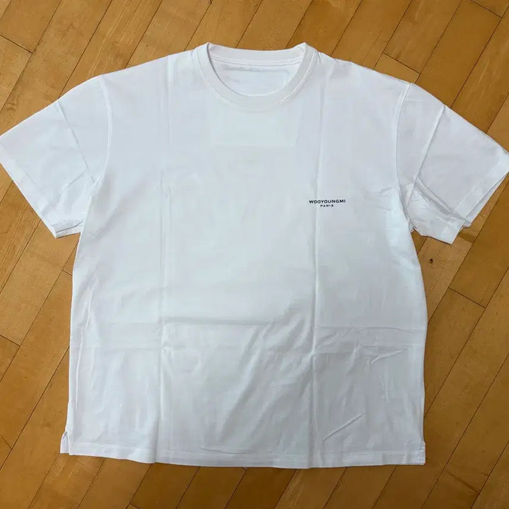 [BUNJANG] Wooyoungmi Square Label T-shirt White Size 50 / 우영미 스퀘어 라벨 티셔츠(50)