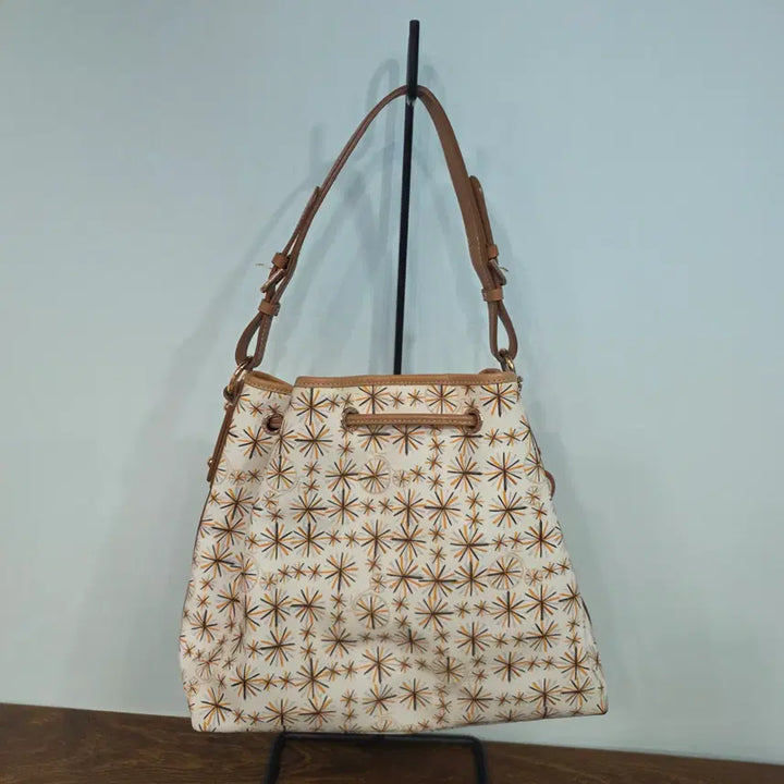[BUNJANG] Beanpole Drawstring Leather Bag / 빈폴 복조리 가죽 가방